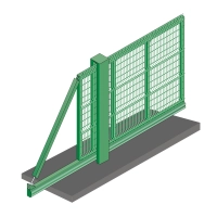Brama przesuwna CLD FenceSafe SlideMaster - tymczasowa