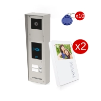 Zestaw wideodomofonowy ELPROD SET-V2NR401 kaseta easy slim vid nr1 z monitorem 401m 4,3″ - RFID