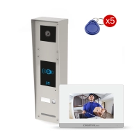 Zestaw wideodomofonowy ELPROD SET-V1NR711 kaseta easy slim vid nr1 z monitorem 711ahd 7″ - RFID