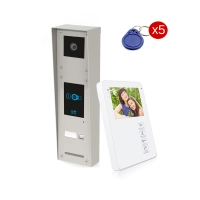 Zestaw wideodomofonowy ELPROD SET-V1NR401 kaseta easy slim vid nr1 z monitorem 401m 4,3″ - RFID