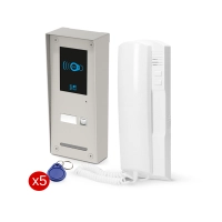 Zestaw domofonowy ELPROD SET-ES1NR kaseta easy slim nr1 z unifonem UNEASY - RFID