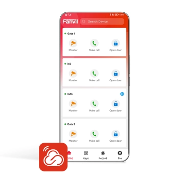 Aplikacja mobilna dla wideodomofonów Fanvil link - Android, iOS Aplikacja mobilna dla wideodomofonów Fanvil link - Android, iOS