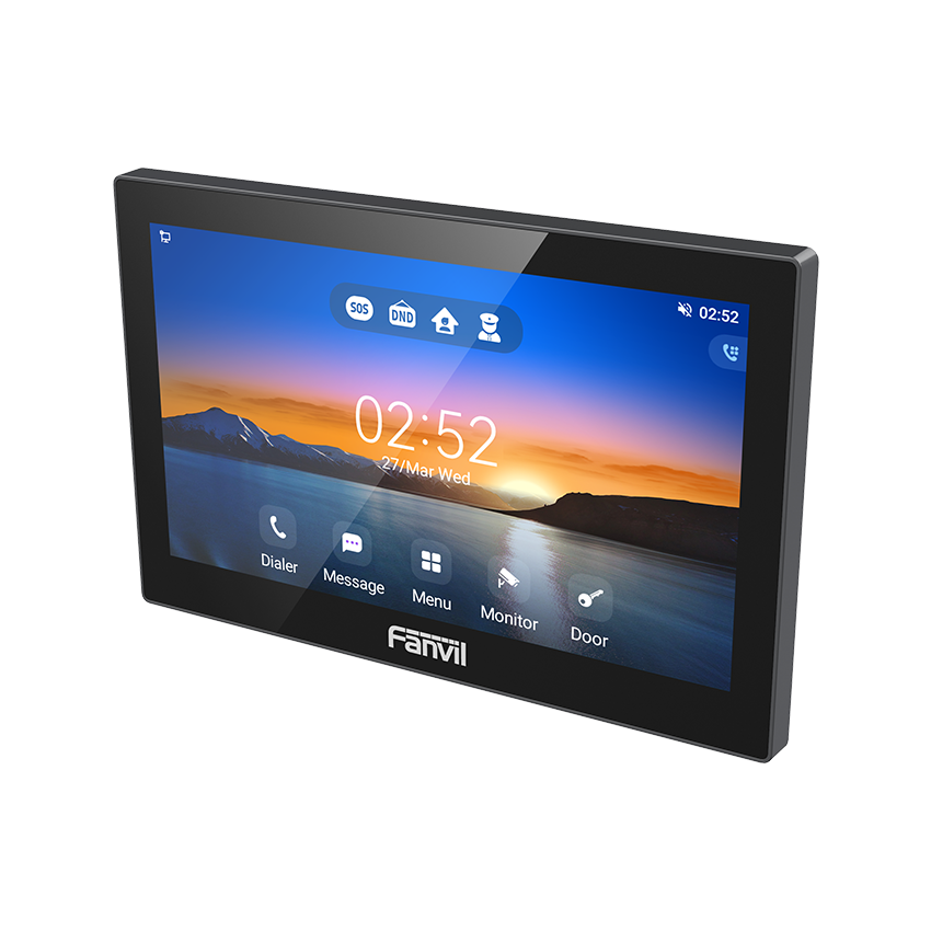 Fanvil i505W monitor wideodomofonu IP SIP z Android 9.0, ekranem dotykowym 7 cali i Wi-Fi