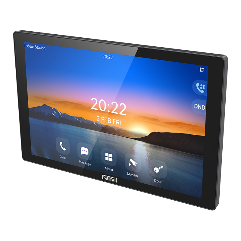 Fanvil i506W monitor wideodomofonu IP SIP z ekranem dotykowym IPS 10,1 cala i Wi-Fi