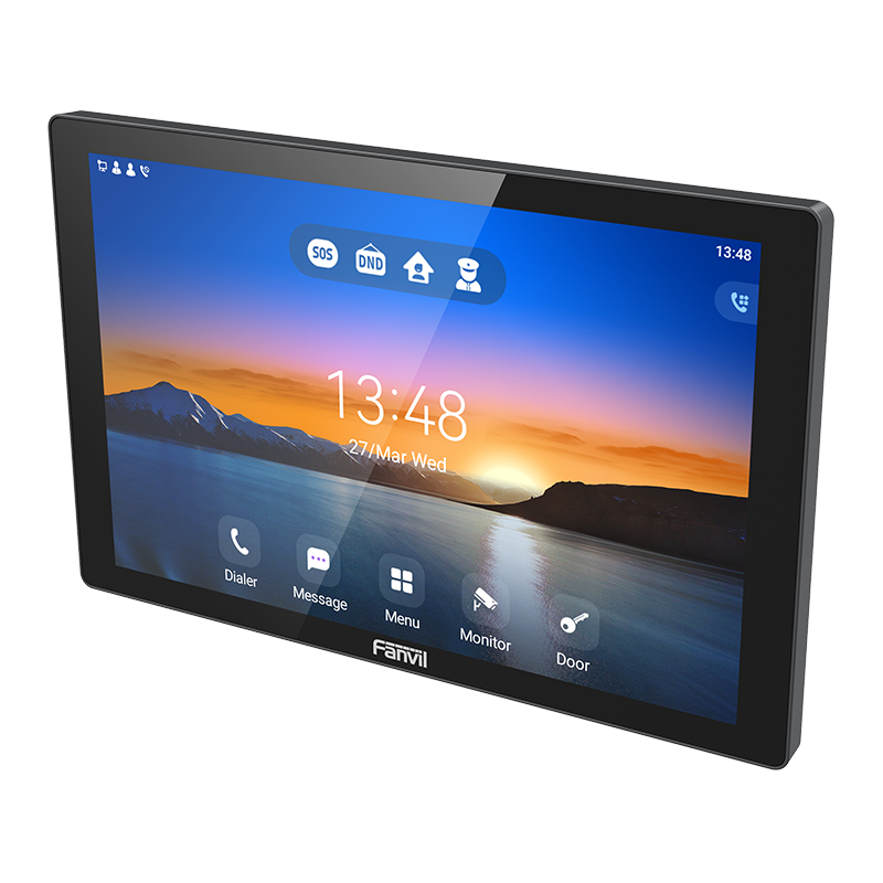 Fanvil i507W monitor wideodomofonu IP SIP z Android 9.0, ekranem dotykowym IPS 10,1 cala i Wi-Fi