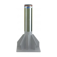 Słupek antyterrorystyczny stały HORMANN F 275‑M30‑1200 FF LED