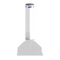 Słupek antyterrorystyczny stały HORMANN F 275‑M30‑900 FF LED