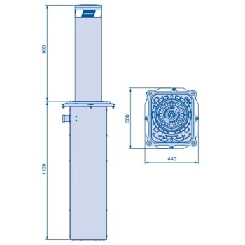 HORMANN S 220-800 G - akierowana stal nierdzewna
