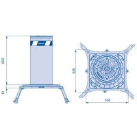 HORMANN F 275-600 CF - stal malowana