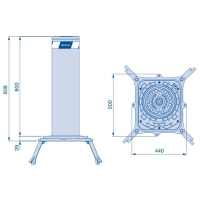 HORMANN F 220-800 CF LED - lakierowana stal nierdzewna