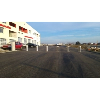 Słupek parkingowy hydrauliczny automatyczny CSA300/4 INOX śr. 273 wys. 800