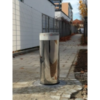 Słupek parkingowy hydrauliczny automatyczny CSA300/4 INOX śr. 273 wys. 800