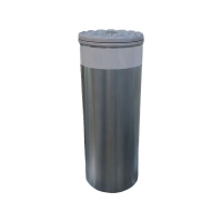 Słupek parkingowy stały LIBRA 200/4 INOX sr. 206 wys. 500