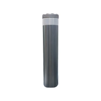 Słupek parkingowy stały LIBRA 140/4 INOX sr. 140 wys. 700