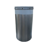 Słupek parkingowy stały LIBRA 300/4 INOX sr. 273 wys. 500