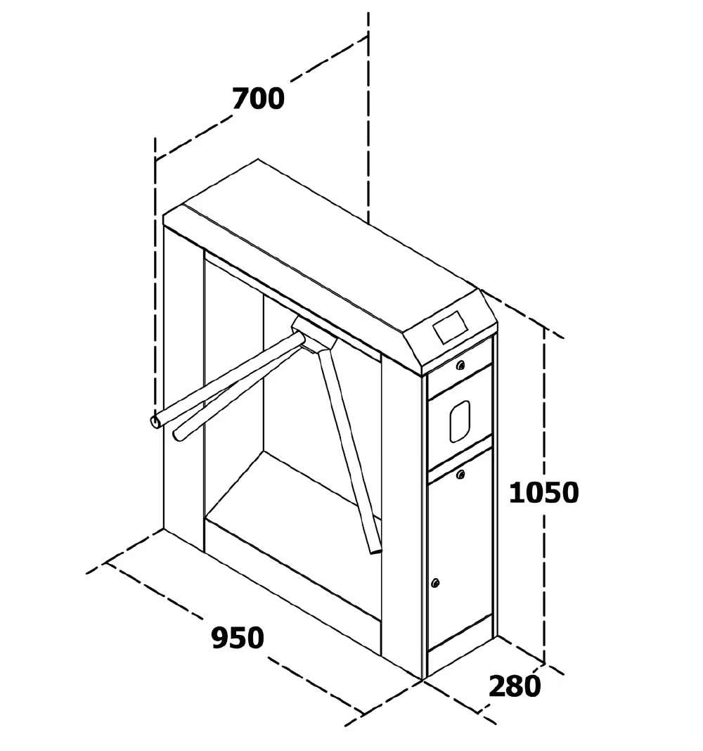 WYMIARY TRIOPDU T281 MAKIM