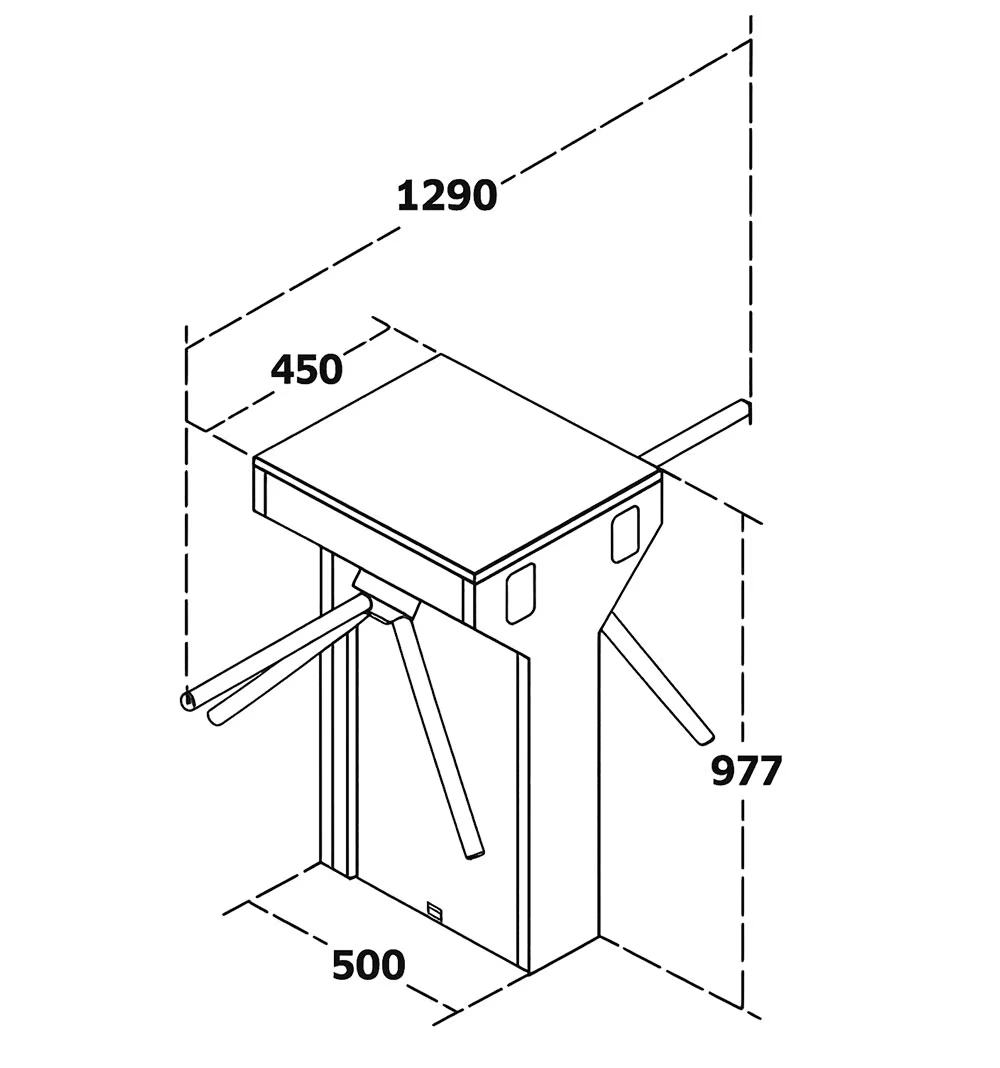 WYMIARY TRIOPDU T450 MAKIM