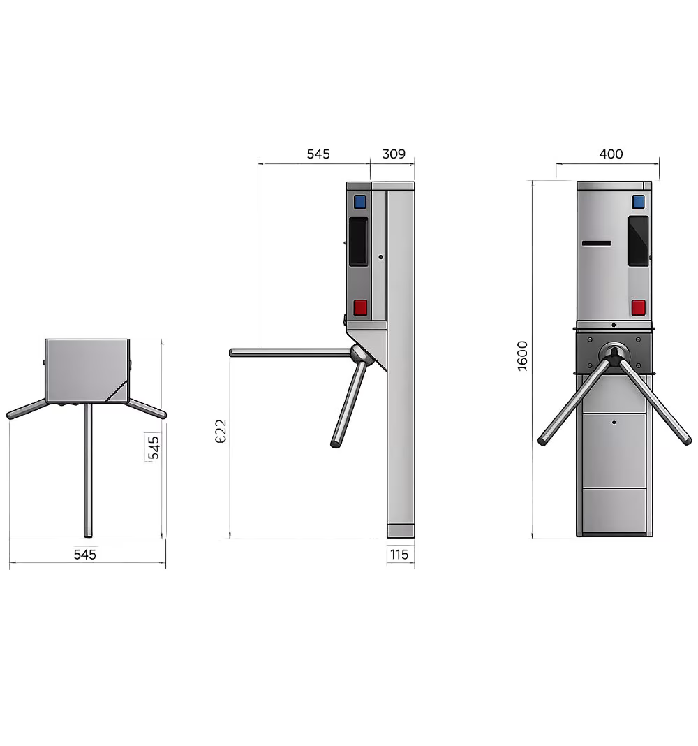 WYMIARY TRIOPDU T5000K MAKIM