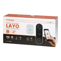 Zestaw wideodomofon dzwonek VIRONE LAYO VDB-1 - WiFi Tuya