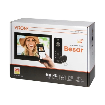 Zestaw wideodomofon VIRONE BESAR VDP-66/B jednorodzinny