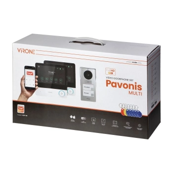 Zestaw wideodomofon VIRONE PAVONIS MULTI VDP-69 dwurodzinny