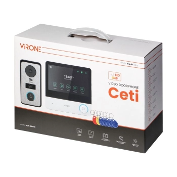Zestaw wideodomofon VIRONE CETI VDP-60FHD jednorodzinny