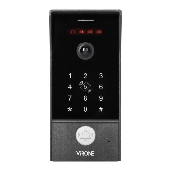 Kaseta wideodomofon VIRONE VDP-70KV jednorodzinna, Full HD, RFID, szyfrator