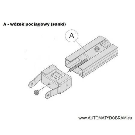 FAAC Wózek pociągowy do napędu D600