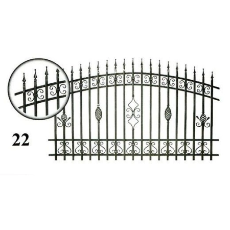 Przęsło ogrodzeniowe nr 22