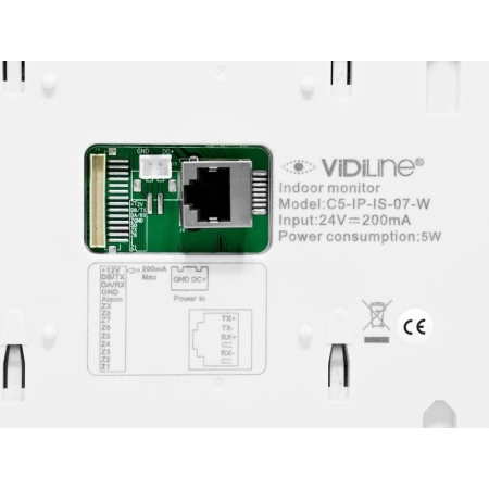 Wideodomofon IP 8-rodzinny VidiLine C5-IP