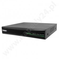 Zestaw monitoring IP Tiandy 2Mpx 6 kamer rejestrator dysk 1TB