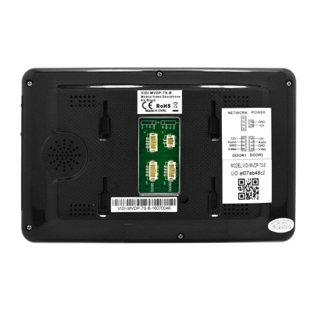 Wideodomofon WiFI ViDiLine z podglądem na telefonie VIDI-MVDP-7S-B