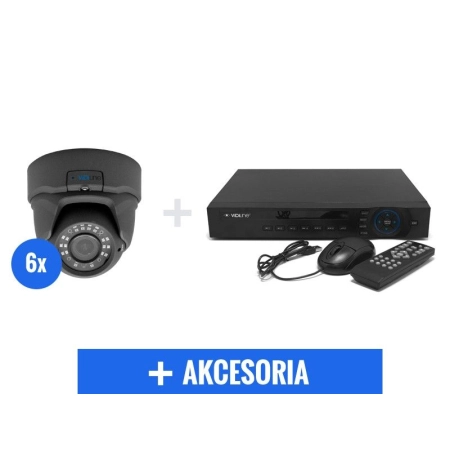KOMPLETNY MONITORING AHD 6 KAMER VIDILINE 4MPIX