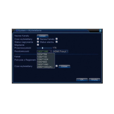 Rejestrator cyfrowy XVR 4 kanałowy ViDiLine XVR-6004H - 5 Mpix