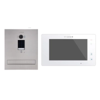Skrzynka z wideodomofonem Vidos DUO S1401D-SKM / M1021W