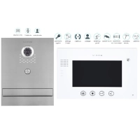 Skrzynka z wideodomofonem Vidos S551-SKM + M670W